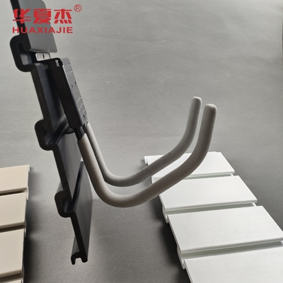Giá tốt. Tấm ốp tường màu xám PVC 4 inch SlatWall Gỗ nhựa tổng hợp trực tuyến