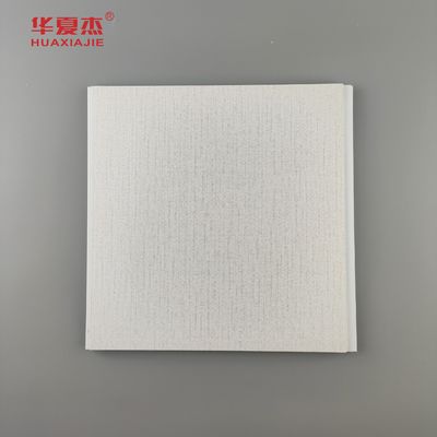 Giá tốt. Tấm ốp tường PVC nội thất bán tại nhà máy, bề mặt sần sùi giả vải lanh, vật liệu xây dựng chống ẩm cho trần PVC trực tuyến