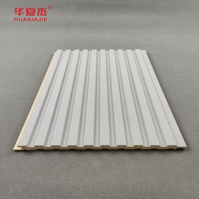 Giá tốt. Ban tường WPC chống nước trong màu xám bề mặt phẳng chiều dài tùy chỉnh cho trang trí nội thất trực tuyến