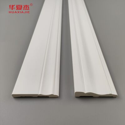 Giá tốt. Tấm ván chân tường bằng nhựa PVC màu trắng Tấm ốp chân tường bằng nhựa PVC Trang trí khuôn trang trí để trang trí nhà trực tuyến