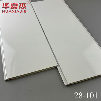 Chất lượng 250x8mm Thiết kế hiện đại chống ẩm PVC Bức tường và PVC Slatwall Panel cho nội thất PVC Panel nhà máy